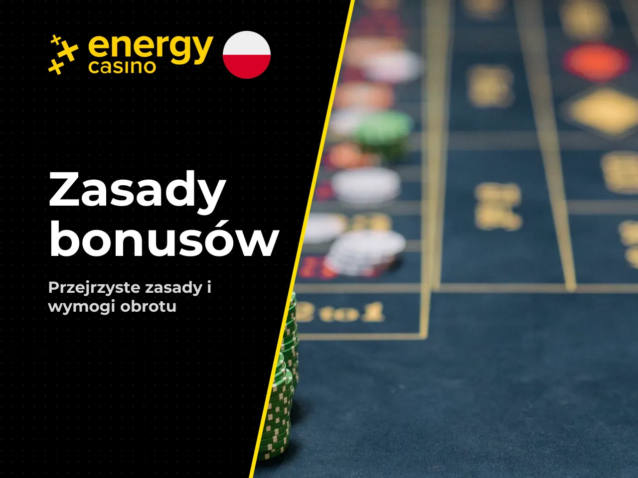 Warunki bonusów i wymagania obrotu. Każdy