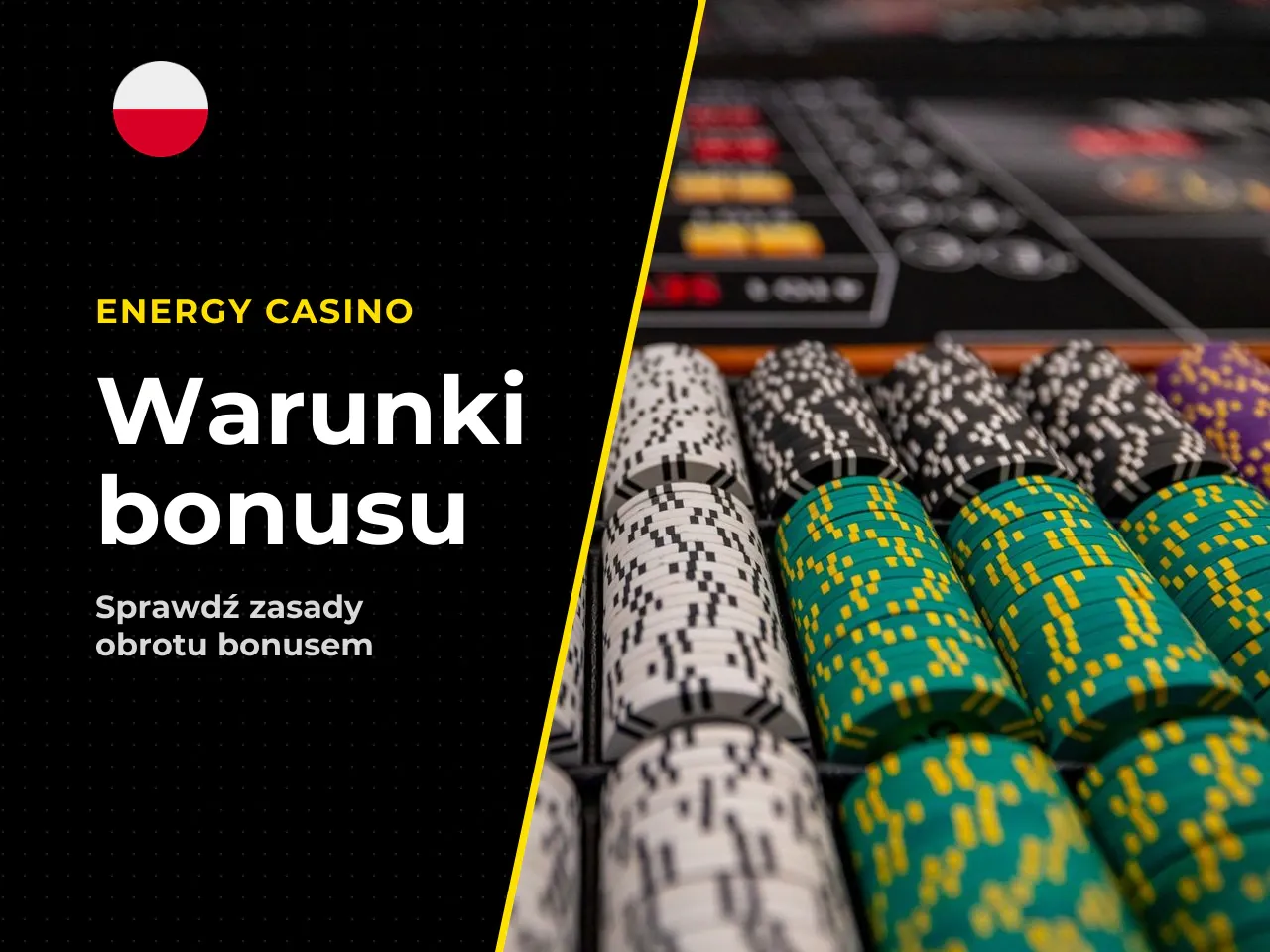 Warunki obrotu i ograniczenia bonusu w EnergyCasino. **⚠️ Parametry bonusów (wymóg obrotu, limity stawek, terminy ważności) mogą się zmieniać. Zawsze weryfikuj aktualne warunki bezpośrednio w regulami