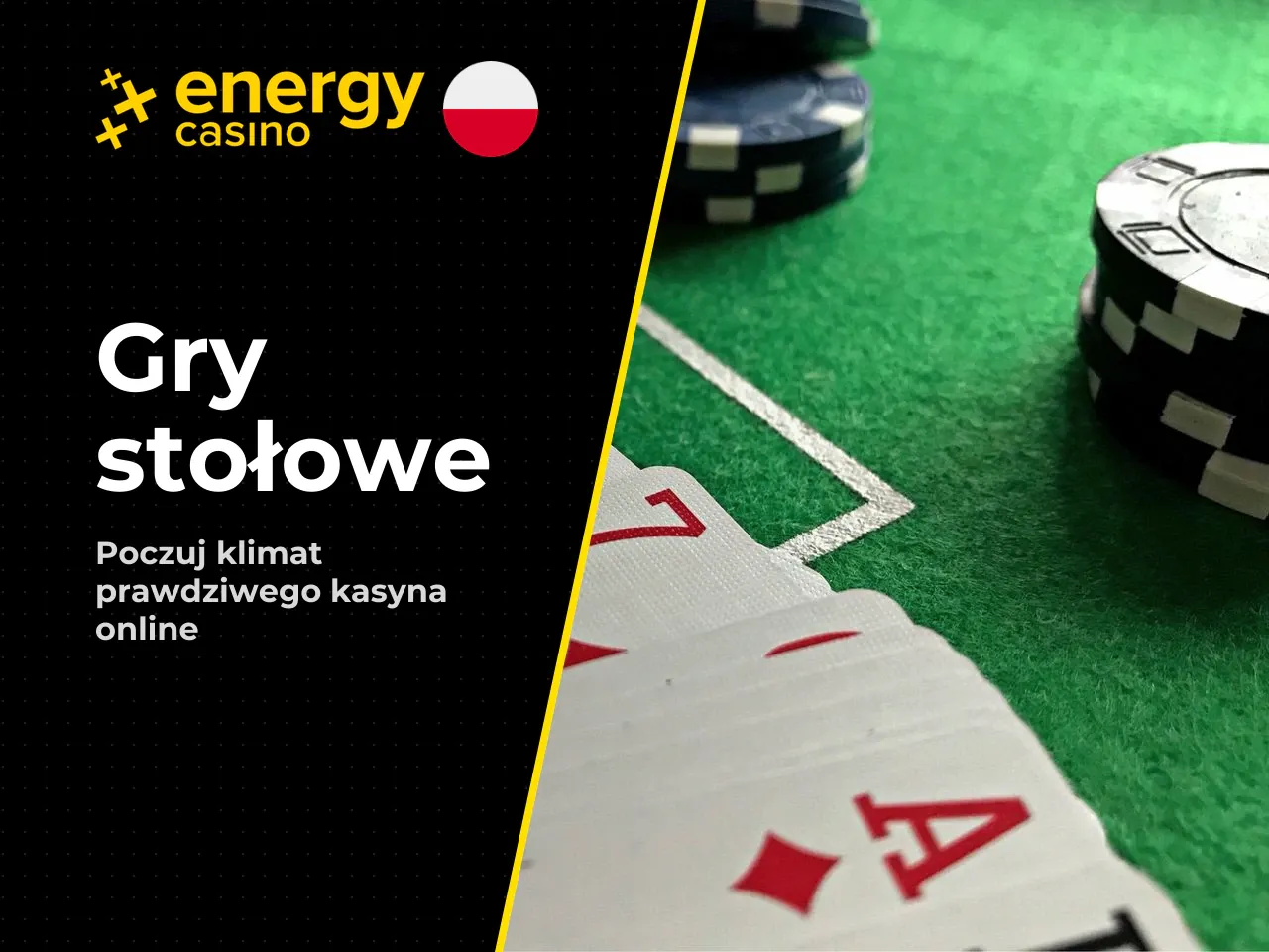 Gry stołowe i kasyno na żywo. Oprócz automatów, Energy Casino oferuje rozbudowany dział gier stołowych — ruletka, blackjack, bakarat, poker wideo — zarówno w wersjach komputerowych, jak i w pełnoprawn