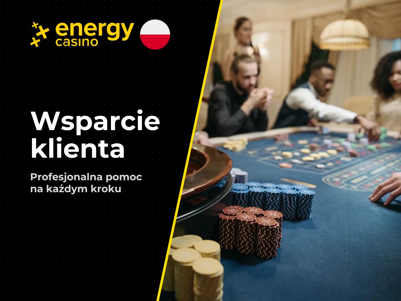 Kanały kontaktu: czat, e-mail i wsparcie. Energy Casino oferuje trzy kanały kontaktu z obsługą klienta: 1. **Live chat** — dostępny na stronie (deklarowane godziny pracy mogą się różnić) 2. **E-mail**