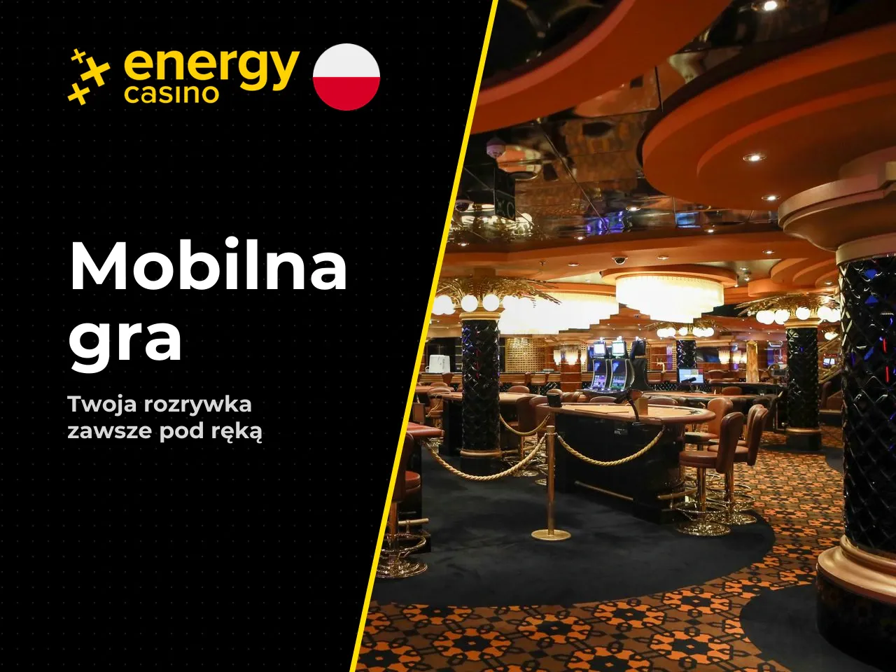 Energy Casino na telefonie i urządzeniach