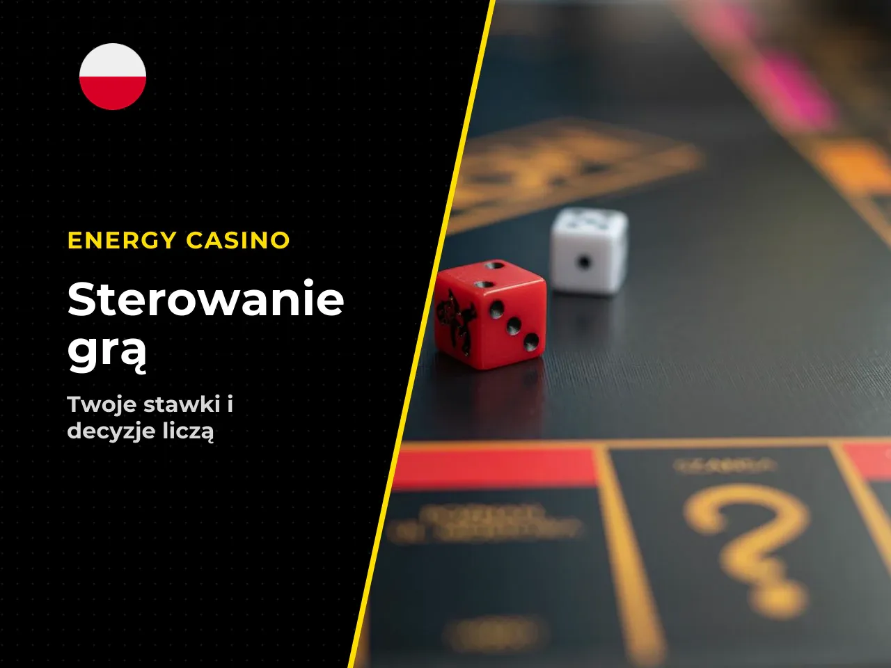 Co zależy od gracza, a co nie. Gracz steruje dokładnie dwiema operacjami: - **Definicja wysokości stawki** — ile pieniędzy postawić na rundę (od 0,10 do 300 w walucie operatora). - **Moment cash out**